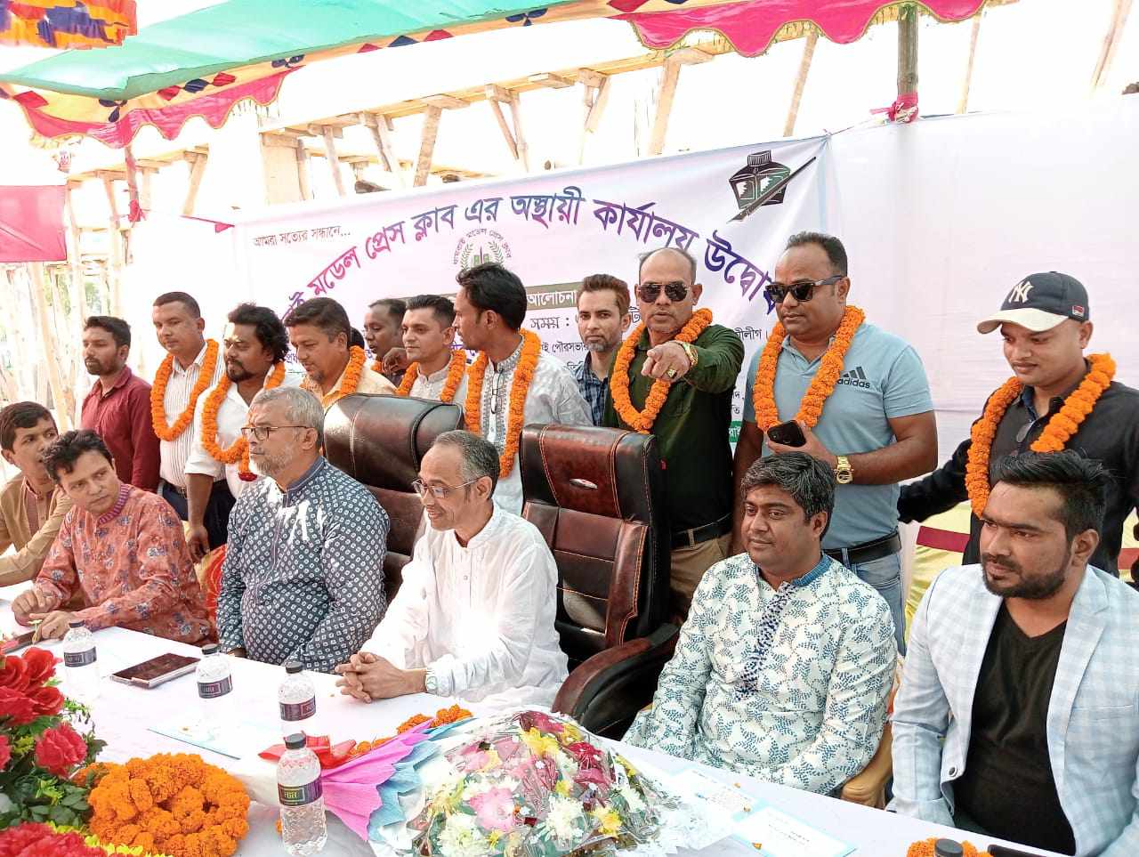 ঢাকার ধামরাই মডেল প্রেস ক্লাব কার্যালয় শুভ উদ্বোধন।