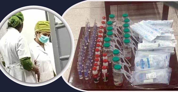 ইনজেকশন বিক্রির সময় হাতেনাতে ধরা ২ নার্স