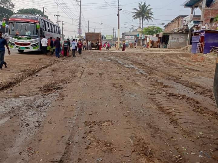 গাইবান্ধা জেলার পলাশবাড়ী উপজেলাতে সাসেক প্রকল্প বাস্তবায়ন  কাজে ব্যাপক অনিয়ম।
