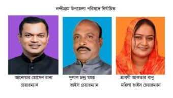 নন্দীগ্রাম উপজেলা পরিষদ নির্বাচনে জয়ী হলেন যারা।