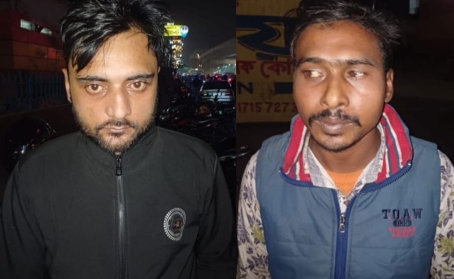 রাজধানীর পল্লবীতে পেশাদার ছিনতাইকারী চক্রের দুই সদস্য গ্রেপ্তার!