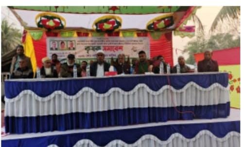 দুমকীতে অনুষ্ঠিত হয়েছে কৃষক দলের সমাবেশ