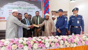 বান্দরবান লামা উপজেলায় মডেল মসজিদের শুভ উদ্বোধন