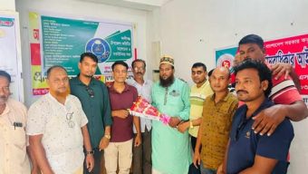 খুলনা বিভাগীয় প্রেসক্লাব কালিগঞ্জ উপজেলা শাখার মত বিনিময় সভা।