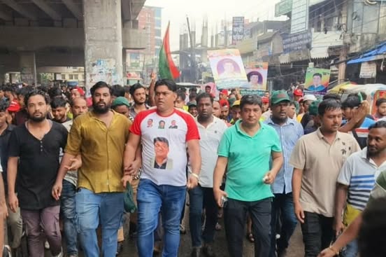 জুলাই-আগস্ট গণঅভ্যুত্থানের বর্ষপূর্তিতে টঙ্গীতে বিএনপির বিজয় র‍্যালী