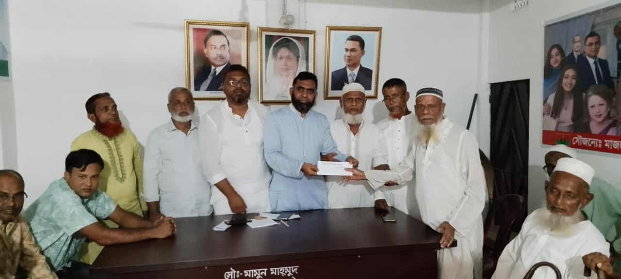 কালীগঞ্জে কাউছার আহম্মেদ কাজল ফাউন্ডেশনের উদ্যোগে বয়স্কদের আর্থিক সহায়তা