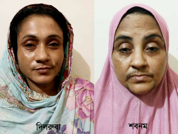 কালীগঞ্জে ইয়াবা ও টাকাসহ দুই নারী মাদক কারবারী আটক করেছে থানার পুলিশ