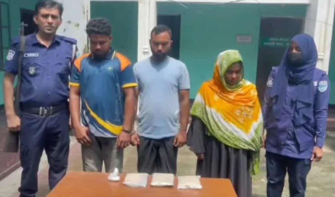 পৃথক (২)অভিযানে ৩১ লাখ টাকার মাদকদ্রব্য সহ পুলিশ( ৩)তিনজনকে আটক করেছে পুলিশ ।