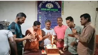 জেলা মডেল প্রেসক্লাব গাইবান্ধা’র সভাপতি রানা’র শুভ জন্মদিন পালন