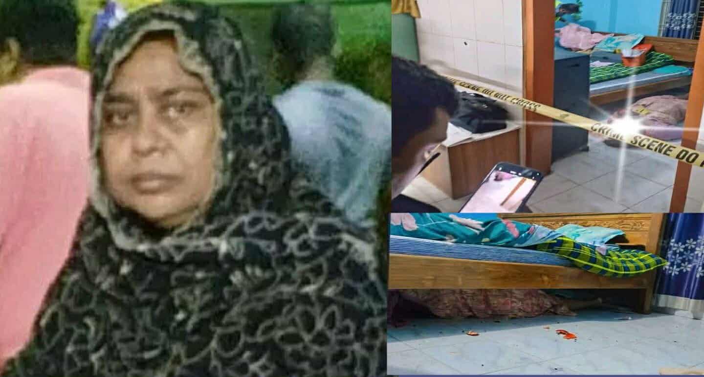 নিজ বাসায় নারীর রক্তাক্ত মরদেহ উদ্ধার করলো পুলিশ