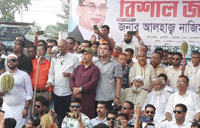 আওয়ামী লীগ ও ইন্ডিয়া নির্বাচন বানচাল করতে চায়: নাজিম উদ্দিন আলম