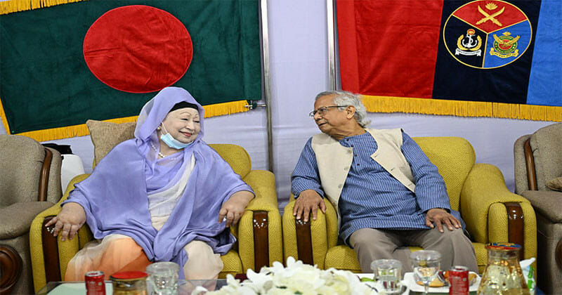 দেশনেত্রী বেগম খালেদা জিয়ার দ্যুতির সামনে সব যেন ম্লান হয়ে যায়