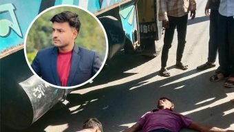 লাকসাম ট্রাক চাপায় মোটরসাইকেল আরোহী একজন নিহত আরেকজন গুরুতরত অবস্থায় হাসপাতালে