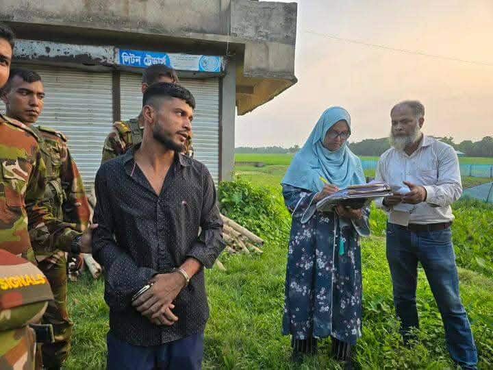 সেনাবাহিনী ও পুলিশের যৌথ অভিযানে এক মাদক সেবন কারি কে মাদক সহ আটক করেছে