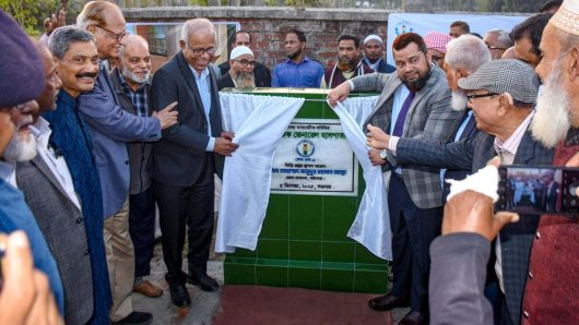 ডায়াবেটিক জেনারেল হাসপাতালের ভিত্তি প্রস্তরের উদ্বোধন।