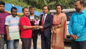 রাষ্ট্রদূত শিবনাথ রায়ের কোমরপুর মন্দির পরিদর্শন