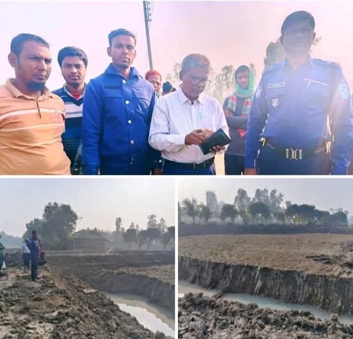 অবৈধভাবে পুকুর খননের দায়ে ৫০ হাজার টাকা জরিমানা