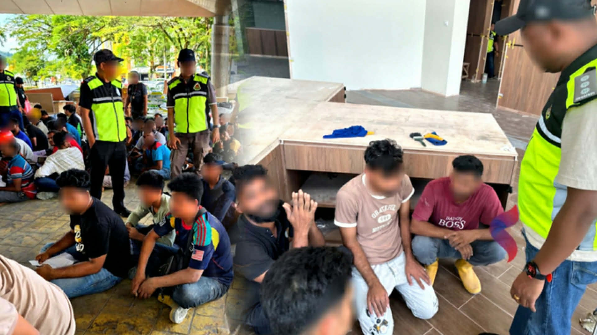 মালয়েশিয়ায় নির্মাণস্থলে অভিযান, বাংলাদেশিসহ আটক ১৪৯