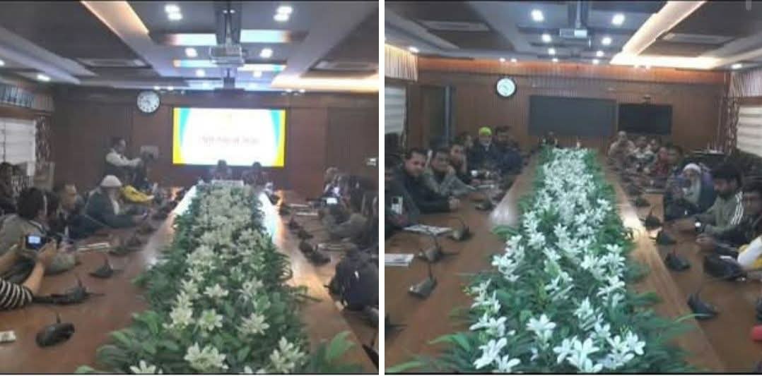 জাতীয় সংসদ নির্বাচন উপলক্ষে গণমাধ্যমকর্মীদের সঙ্গে আলোচনা সভা।